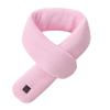 Electric Heating Scarf Rechargeable Heated Shawl Neck Warmer with 3 Adjustable Gears Plush Fabric Neck Heating Wrap