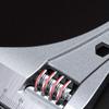 High-carbon Steel Forged Chrome-Plated Flexible Adjustable Wrench - Adjustable Wrenches with Heat Treated