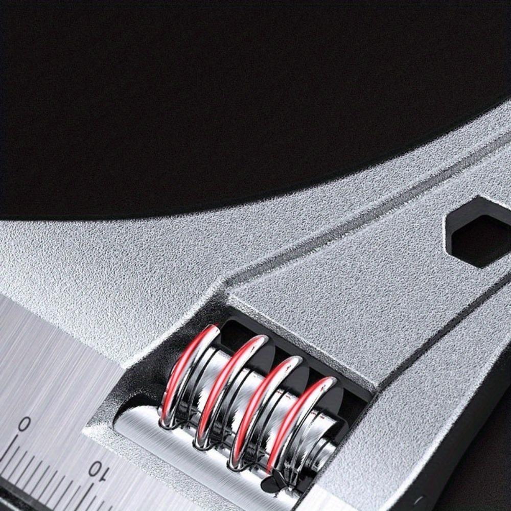 High-carbon Steel Forged Chrome-Plated Flexible Adjustable Wrench - Adjustable Wrenches with Heat Treated