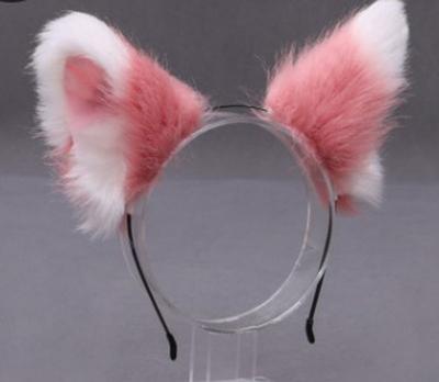 Simulated Plush Animal Ear Headband Cute Hand Made Ear Tail Cosplay Tail Set