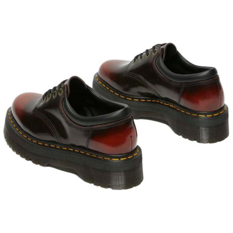 Dr. Martens 8053 Leder Quad Arcadia Mode Vielseitig Langlebig Niedrig geschnitten Freizeit schuhe Unisex Freizeit schuhe Schwarz Braun 40905600
