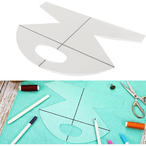 10 Inches Bowl Cozy Template, Transparent Quilting Templates Clear Acrylic Bowl Wrap Sewing Pattern Templates Bowl Cozy Template Cutting Ruler for