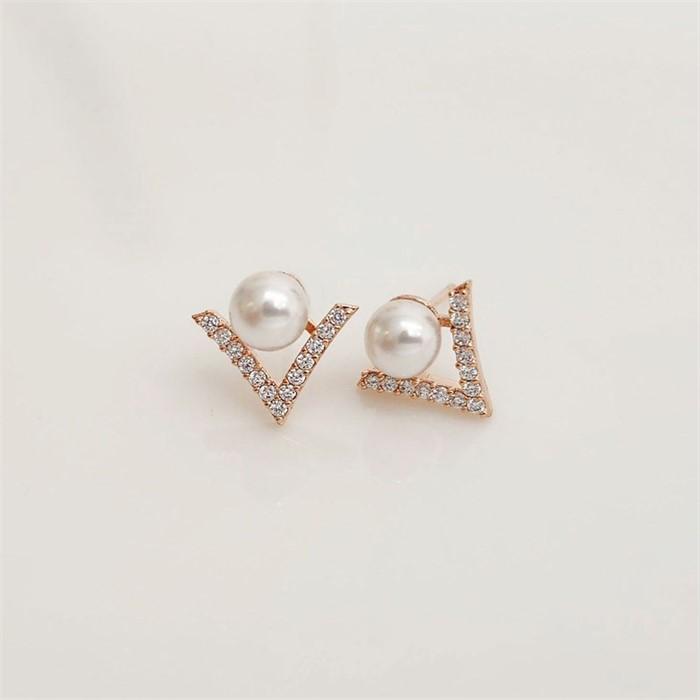 Volare Savezone03 Flat Pearl Silver Needle Earrings Sss1217 (10132031)