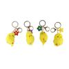 Fluffy Cartoon Plush Keyring Creative Bag Ornaments Fashion Plush Chicken Keychain  Kids