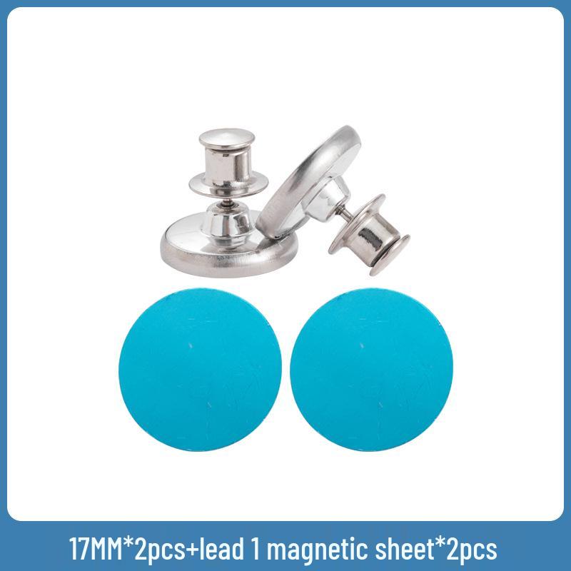 Magnetische Vorhanghalter, Lichtdichter Metall-Druckknopf, Abnehmbares Klettverschluss-Paar