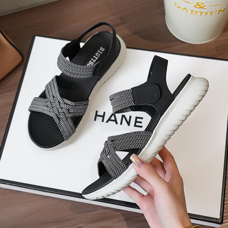 Women's Sandals 2026 Summer Fashionable New Sport Style Sandals Lightweight Comfortable and Casual Large Size Sandals Platform