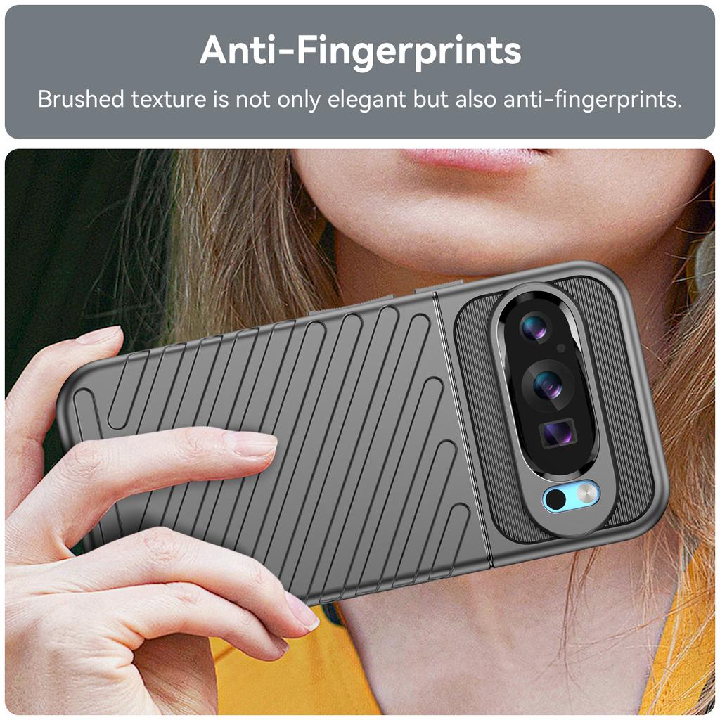 Thunder Series For Google Pixel 9/Pixel 9 Pro Case Anti-Scratch Twill Texture TPU Phone Cover