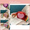 Bright And Fun Youthful Pu Leather Kids Bag With Convenient Zipper Pockets And Colorful Straps