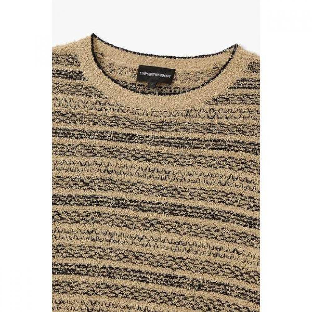 Emporio Armani Men S Stripe Cotton Blend Knit A516128041
