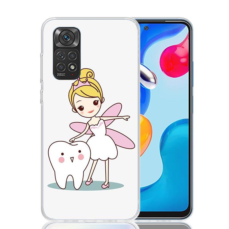 

Wisdom Teeth Dentist Tooth Case Phone Cover for Xiaomi Redmi Note 14 13 12S 12 11S 11 11T 11E 10S 10 Pro Plus 5G Trend Fundas No Redmi Note 13 4G