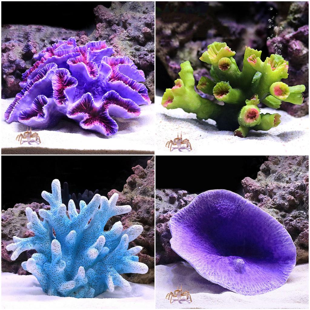 Artificial Resin Coral Underwater Fake Plant Ornament Aquarium Ornaments Landscaping Fish Tank Decoration