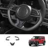 L/RHD FOR SUZUKI Jimny Nomade 5/SIERRA 3 2025 carbonfiber Interior Steering Wheel Button Switch direction control decorate Cover