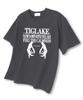 TI.GLAKE Slowdown Oversized Short Sleeve T-Shirt Dark Gray