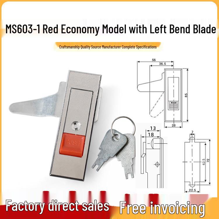 MS603 Electrical & Chassis Cabinet Flat Lock for Distribution, Switch, Fire, and Side Doors
