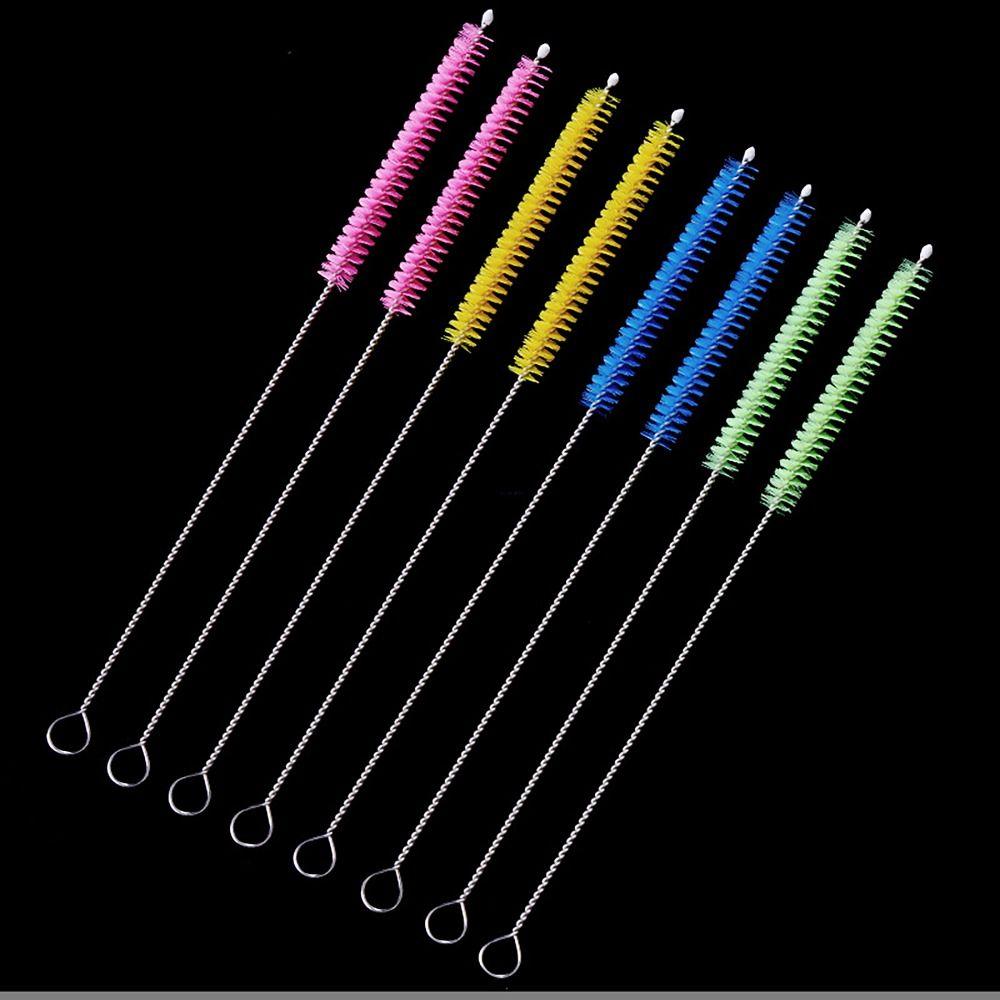 Bottle Accessory Straw Cleaning Brush Nylon Slot Brush Useful Straw Cleaners  for Office Kitchen