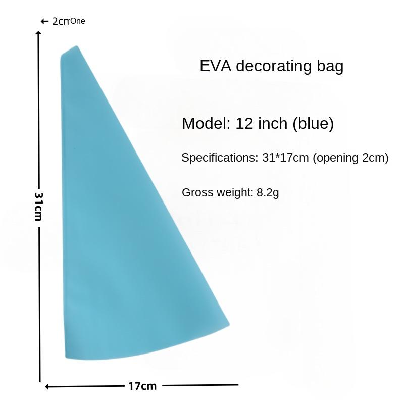 Baking tools decorating bag cream bag TPU/EVA multi-size multi-color stainless steel decorating nozzle can be repeated cake