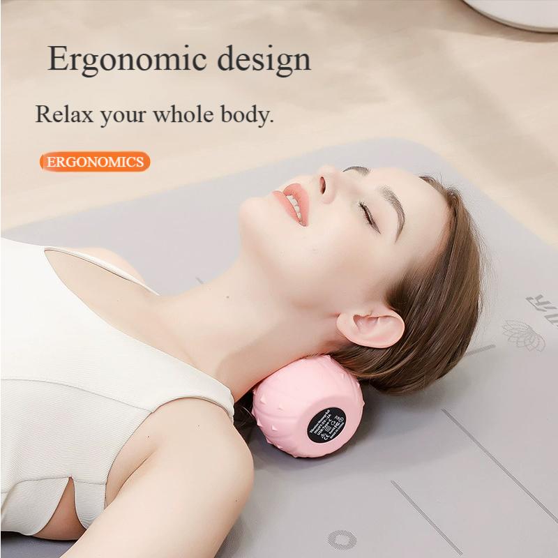 Vibrating Peanut Massage Ball, Electric Muscle Roller for Deep Tissue & Myofascial Release, Yoga Gym Recovery Tool