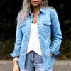 Dámská ležérní volná džínová bunda