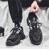 Autumn thick-soled invisible inner height increase sports leisure breathable dad shoes