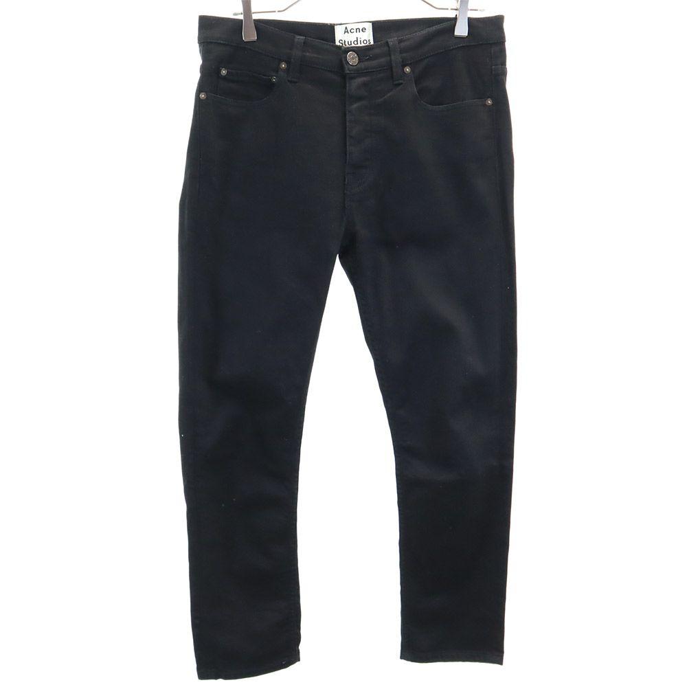 ACNE STUDIOS Long pants W31 black Button fly stretch Men's Used