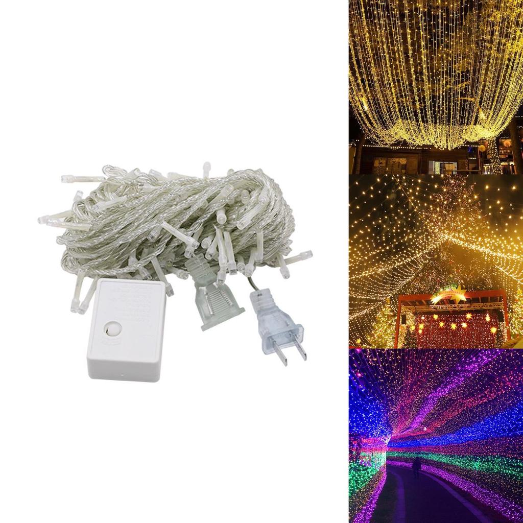 LED-Lichterketten für den Außenbereich mit 200 LEDs, 20 m, wasserdicht, für Urlaubs- und Hochzeitsdekoration