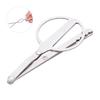 Protable Stainless Steel Folding Fire Tongs Outdoor Camping Hiking Stove Accessory