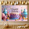 Easy-to-Hang Kids Decor Event Decor Birthday Banner For Indoor Event Children's Party Outdoor Party