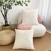 Pillowcase Floral Embroidery French Style Hidden Zipper Square Shape Living Room Bedroom Car Sofa Decoration Cushion Sham