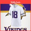 Und für 2025 Fußball Herren Damen Trikot Justin Jefferson Vikings Spieltrikot 18 Schweißabsorbierend Training Draußen Übungsuniform