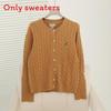 College Style Knit Sweater Cardigan For Women With Embroidery In Autumn Winter