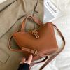 Spring and summer new fashion portable bucket tote bag simple atmosphere shoulder messenger bag casual versatile commute