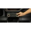 2pcs Gold Car Air Condition Switch Knob Trim Ring For Ford Bronco Sport +