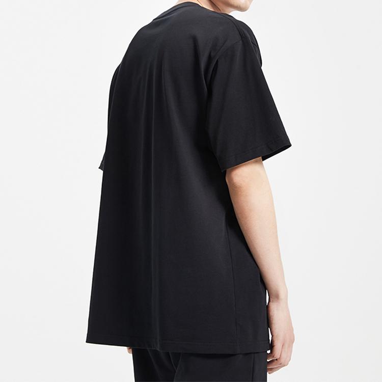 Li-Ning Way Of Wade Loose Round Neck Short Sleeve T-Shirt Men Tops Black AHSQ487-1