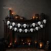 High-quality Halloween Banner 5 Pcs 10FT Banner, Spooky Spider Bat Skull Ghost Festive Celebration Pumpkin Hanging Bunting Garland for Party,