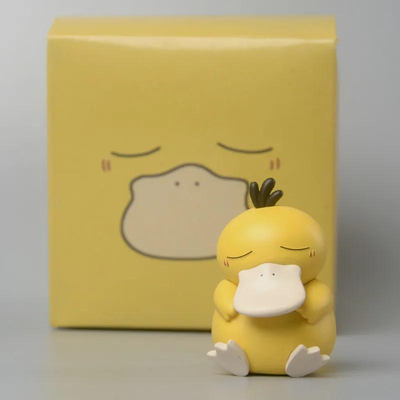 Pokemon Sleeping Figure Psyduck Snorlax, Cute 6-7cm Action Model, Collectible Desk Decor Toy Gift for Fans