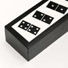 Black Resin Mdf Domino Box | Mdf Storage Case