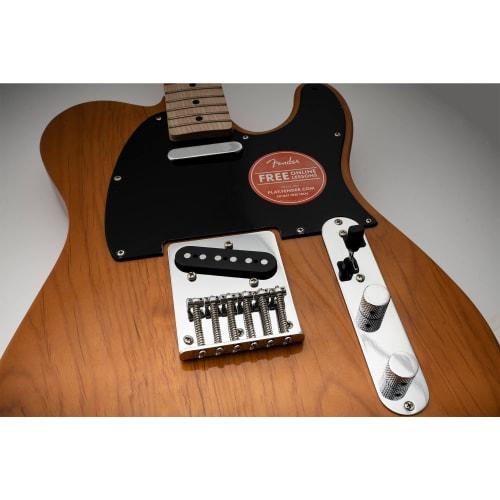 Musiclily Basic 10.8mm Pitch Vintage Style Telecaster Bridge Assembly with 6-Way Saddles for TL Electric Guitars, Chrome