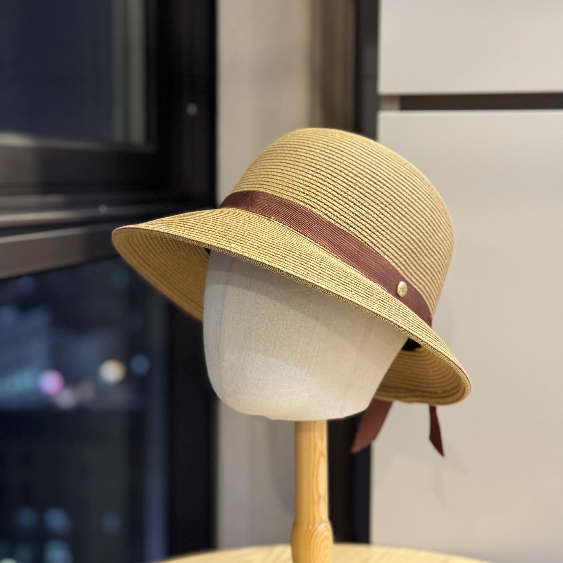 

\nElegant French retro bow-tie straw hat for women, suitable for spring and summer, featuring a thin design that s easy to match and flattering to Adult54-60Adjustable хакі