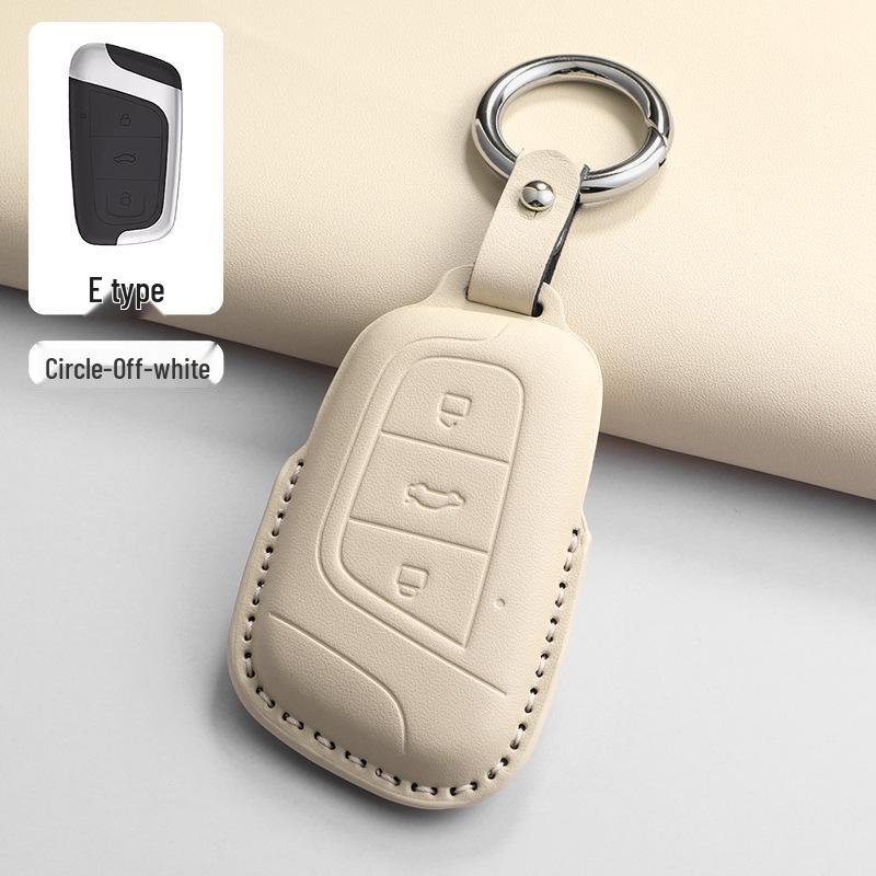 Chery Key Case for Tiggo 8, Tiggo 9, Arrizo 5, Tiggo 7 - Alcantara Key Bag with Buckle