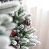 Artificial Christmas Tree with Pinecone Tabletop Accessories Festives Home Desktop Decoration Christmas Ornament