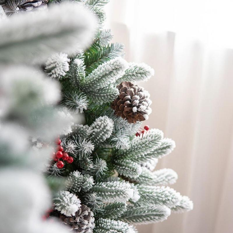 Artificial Christmas Tree with Pinecone Tabletop Accessories Festives Home Desktop Decoration Christmas Ornament