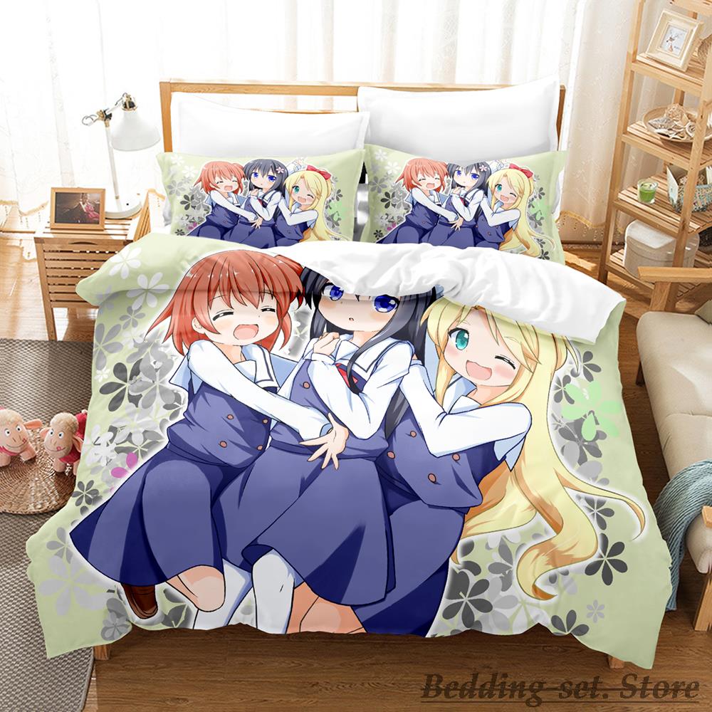 2023 Wataten! An Angel Flew Down To Me Bedding Set Single Twin Full Queen King Size Bed Set Adult Kid Bedroom Duvetcover Sets