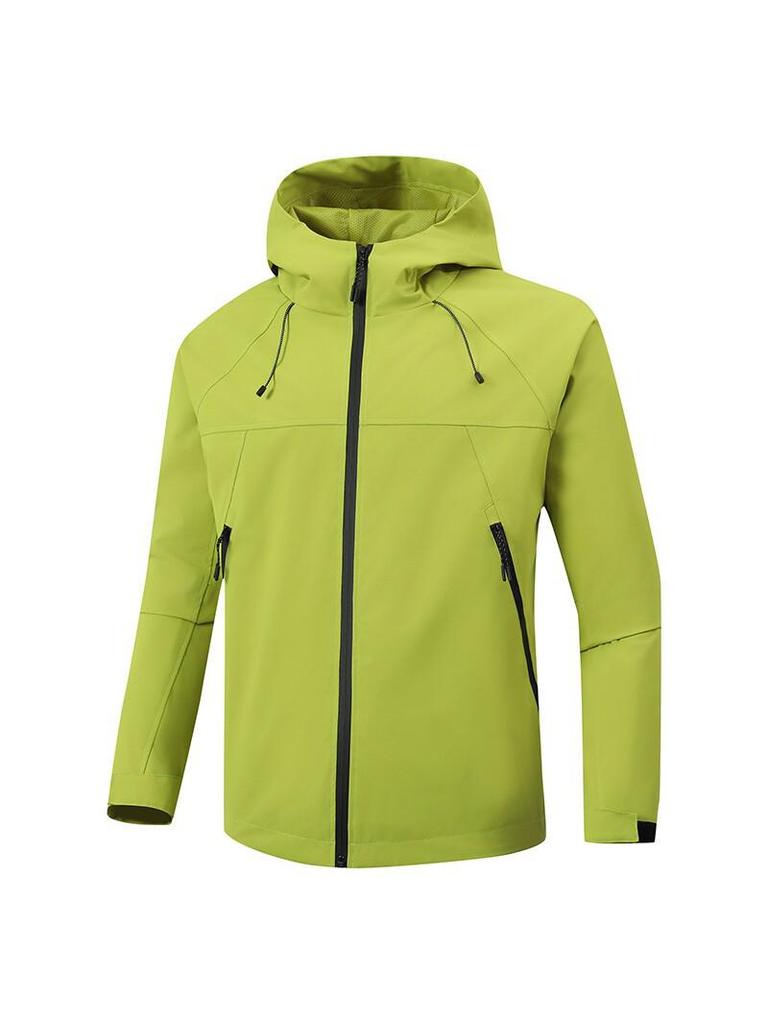 Unisex Outdoor Kapuzen-Softshelljacke - Winddicht, Wasserdicht & Atmungsaktiv für Frühling & Herbst Bergsteigen