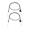 2pcs Engine Brake Zone Control Cable 176556 Replacement for Various Sears Craftsman Mowers