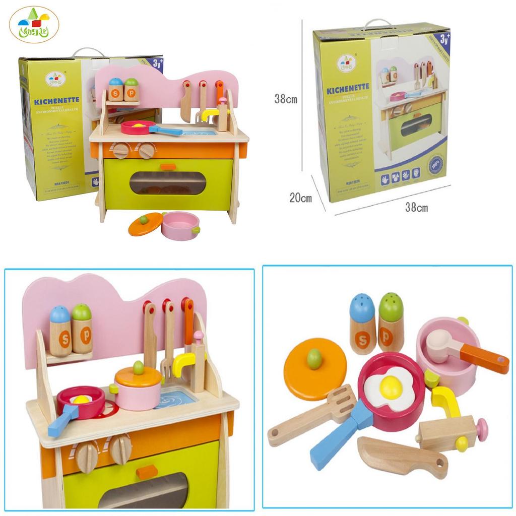 Premium Quality Wooden Kitchen Set Stove Toy For Creative Childrens Cooking Fun