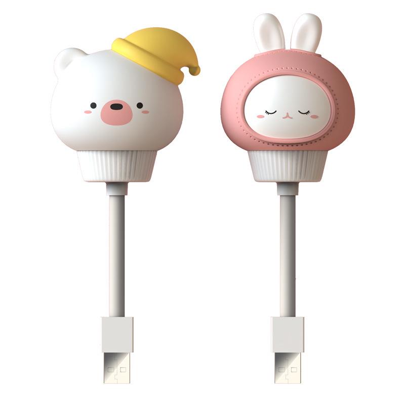 Smart Voice-Activated USB Night Light: Sleep Companion & Wake-Up Light for Bedroom