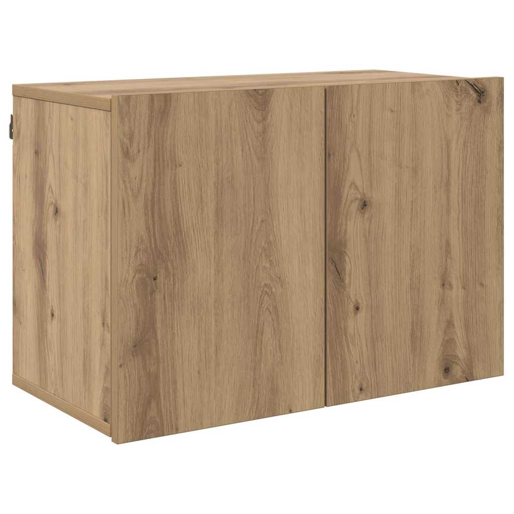 Wall Mounted TV Units 6 pcs Artisan Oak Wood Based Material