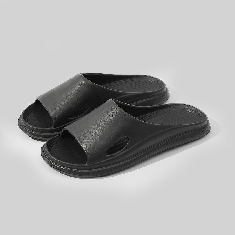 Unisex Summer Bathroom Slippers: Lightweight, Thick-Soled, Indoor Cool Shoes for Couples