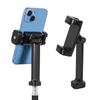 360° Rotating Phone Holder Clip for Tripod - Horizontal & Vertical Adjustment, Perfect for Live Broadcasts.