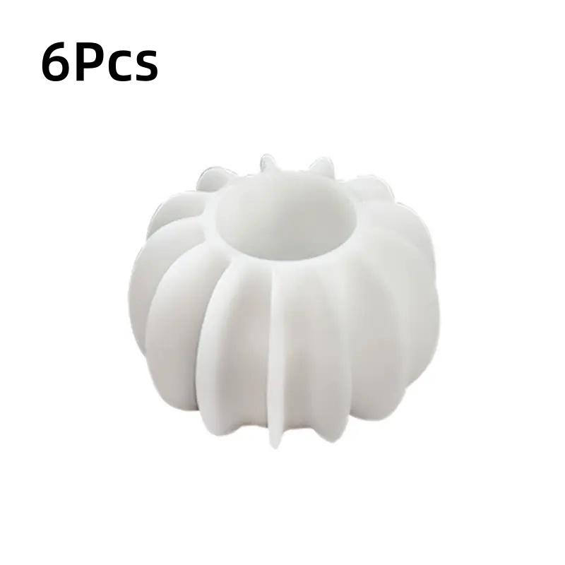 5/10 Stück Wiederverwendbare Silikon-Wäschebälle Anti-Verwicklung Weiche Waschmaschinenbälle für Glatte Knitterfreie Kleidung Reinigungsbälle